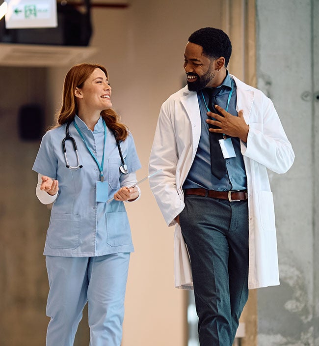 Doctor and Nurse Practitioner