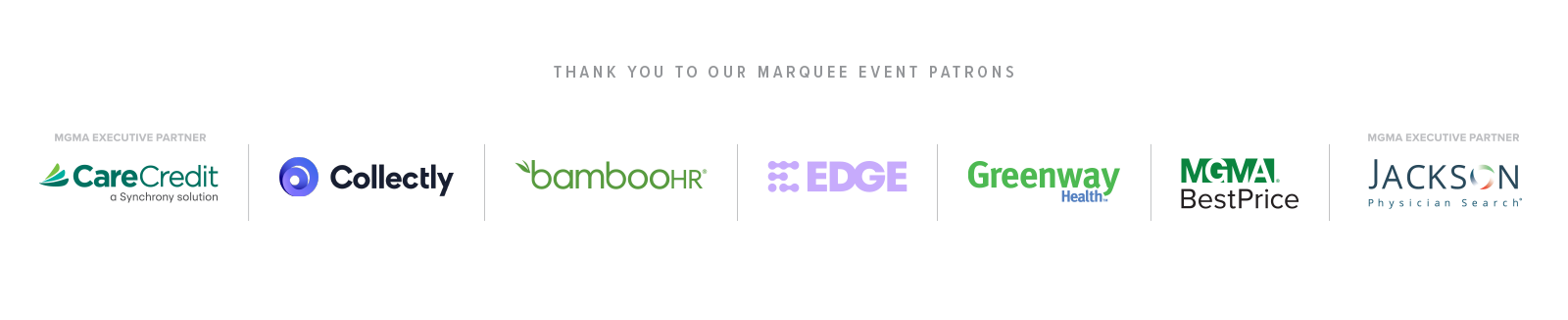 Marquee Event Patrons